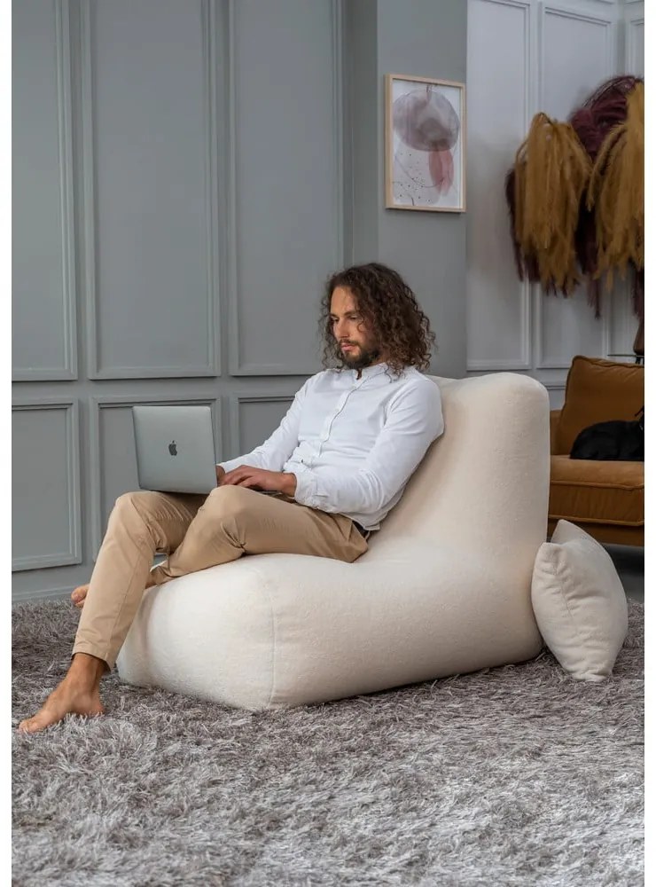 Кремав пуф от букле Tube – SLOWDOWN