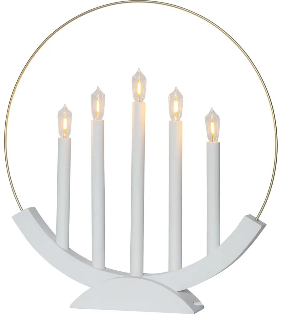 Бяла коледна светлинна украса Brace – Star Trading