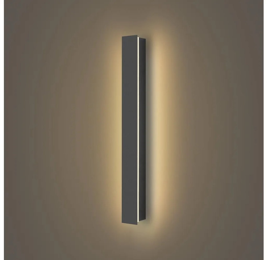 Brilagi - LED външно стенено осветително тяло LINEAR LED/12W/230V 3000K IP65 антрацит