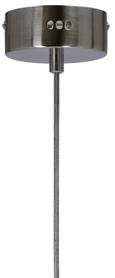 Синьо LED висящо осветително тяло със стъклен абажур Lukka – Candellux Lighting