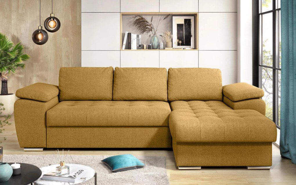 Разтегателен ъглов диван Валенсия Покет