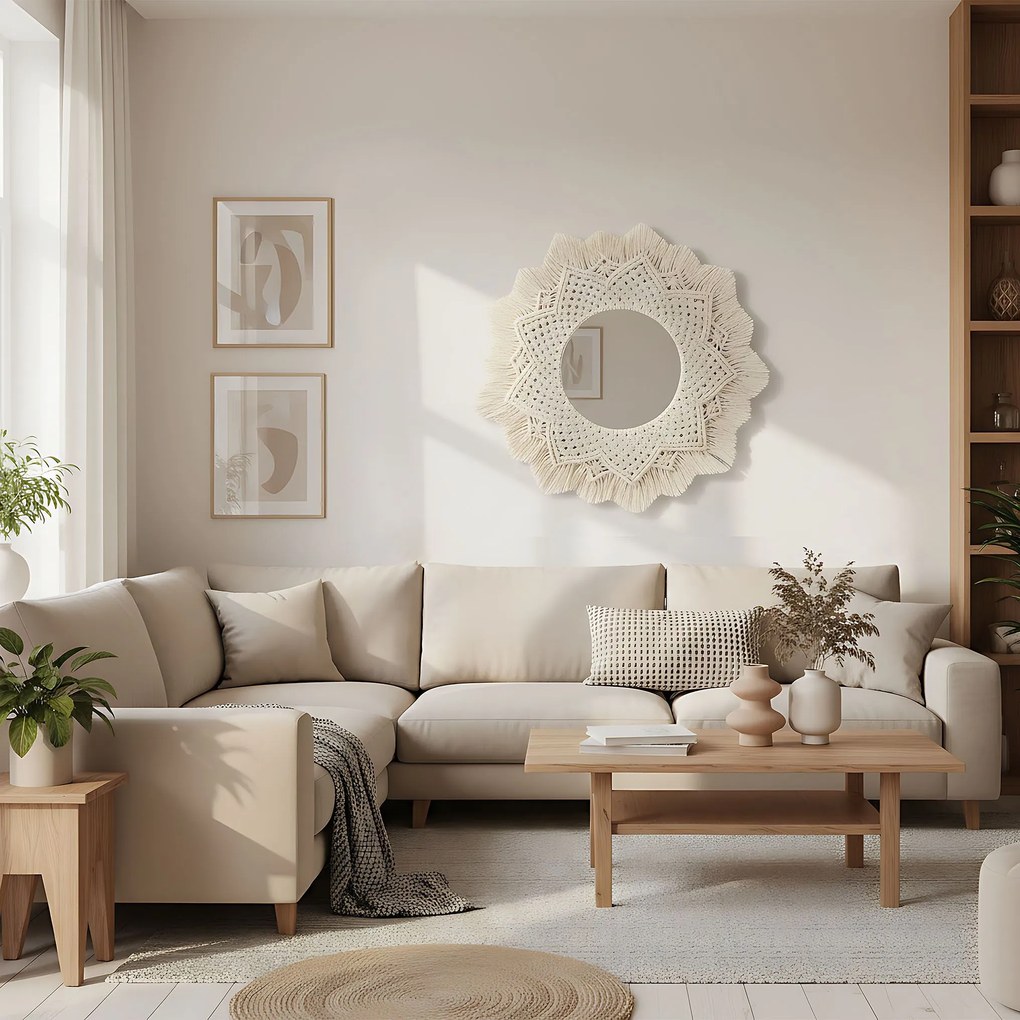 Бохо стенно огледало 60CM 322051