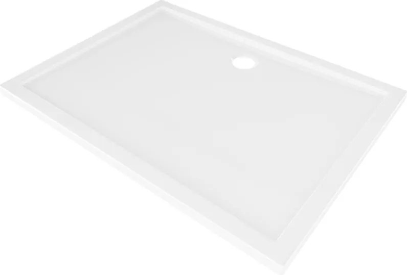 Mexen Flow правоъгълна тънка душ кабина 95 x 90 см, бял гланц - 46R109095