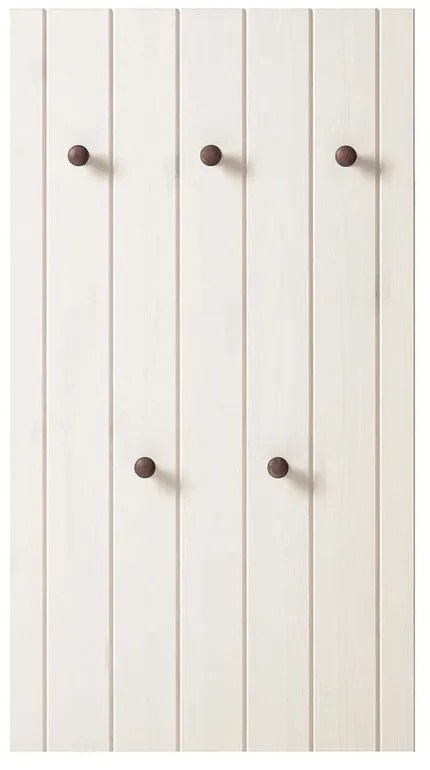 Бял комплект за коридор от масивен бор 55x100x2 cm Anita – Støraa