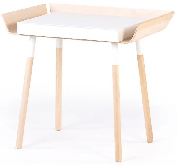 Бяло бюро с 1 чекмедже Бюро My Writing - EMKO