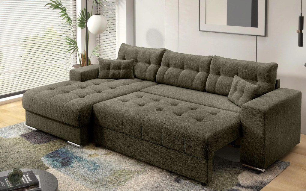 Разтегателен ъглов диван Сандер