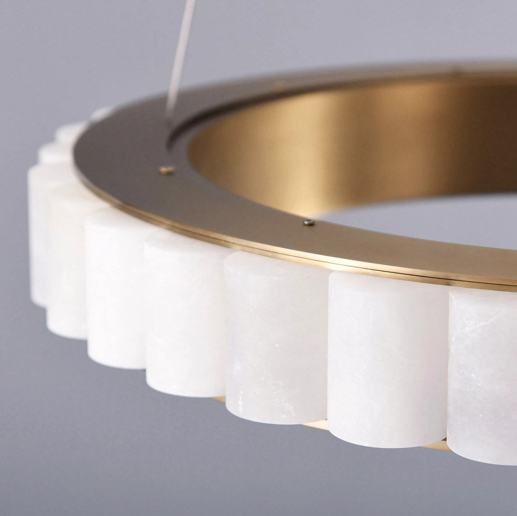 Лампа APP1801-CP 50 cm Brush Gold