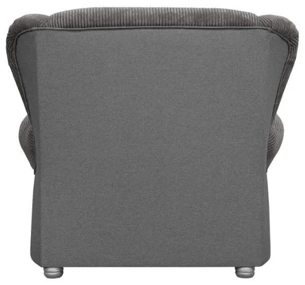 Кафяво-сиво кресло от рипсено кадифе Lord – Ropez