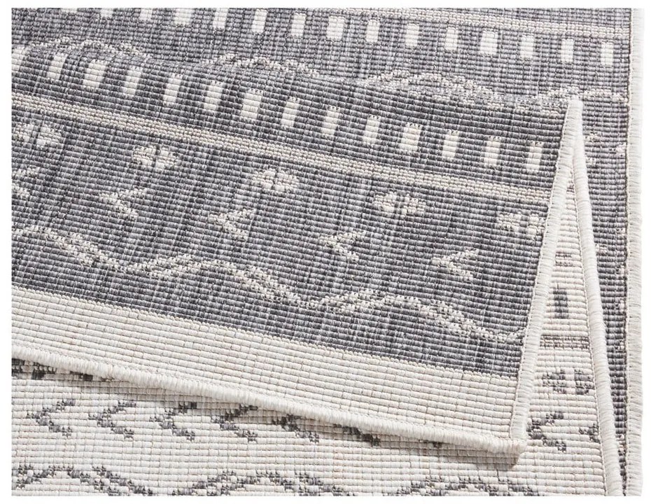 Сив и кремав килим на открито , 250 x 80 cm Kuba - NORTHRUGS