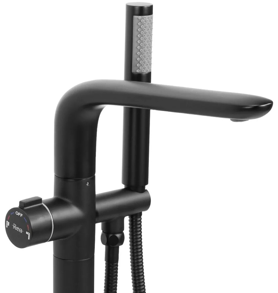 Cмесител-свободно стоящ Rea CLARK Black