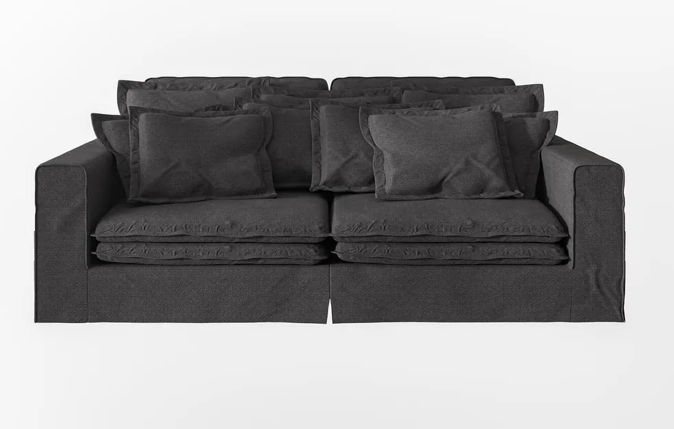 Черен диван 236 cm Nora – Ropez