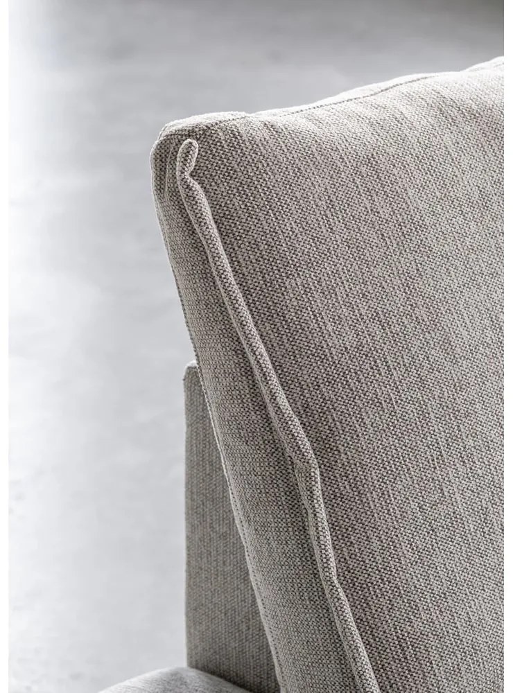 Сиво-бежов разтегателен/с място за съхранение ъглов диван (десен ъгъл) Charming Charlie – Miuform