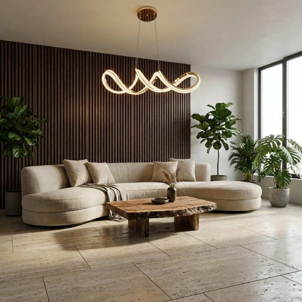 ВИСЯЩА ТАВАННА ЛАМПА G154-CP GOLD