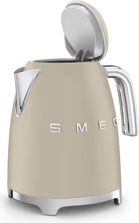Електрическа кана SMEG KLF03MLMEU, 2400 W, 1.7 л, 360° основа, Матово покритие, Лунна светлина