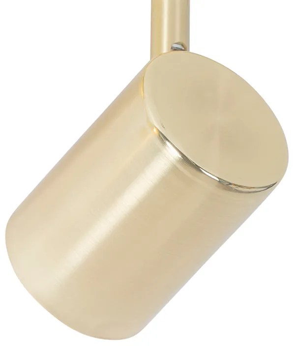 Модерна таванна лампа месинг 2-светлина регулируема - Jeana