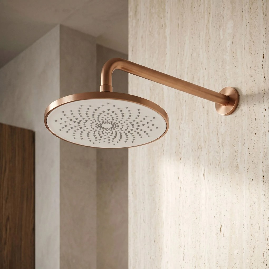 Кръгла душ глава REA JS-021BRG Brush Copper