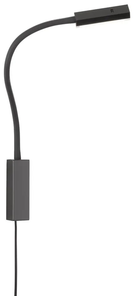 Черен метален LED затъмняващ се прожектор Raik – Fischer & Honsel