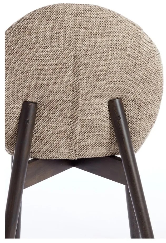 Бежови тапицирани трапезни столове в комплект 2 бр. Sinosa – Light &amp; Living