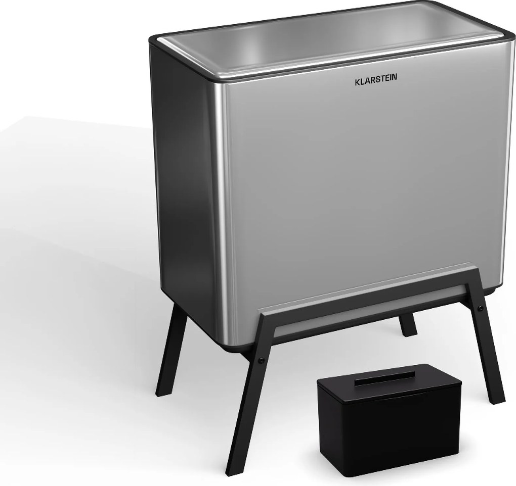 Klarstein Yuma кошче за отпадъци 40 л с кофа за компост и стойки, филтър против миризми