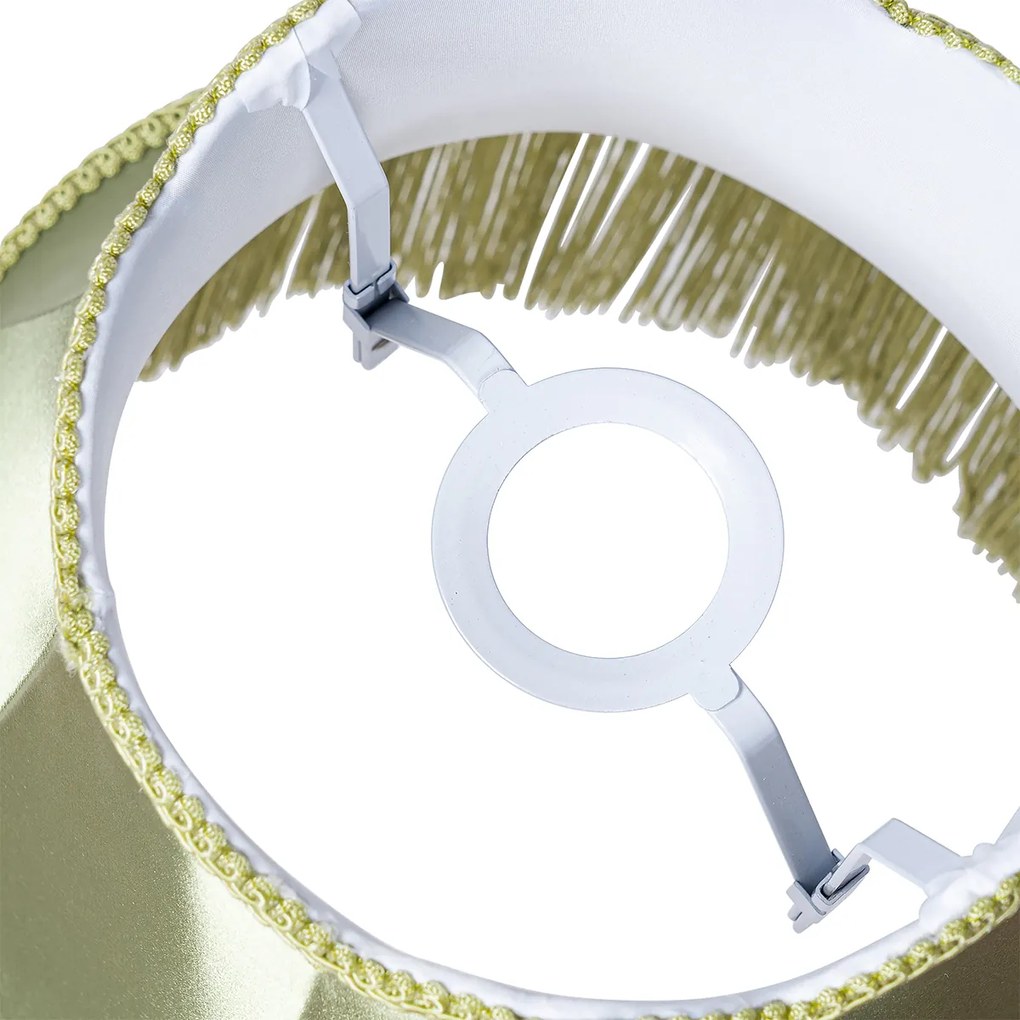 Абажур от плат зелен 30 см - Granny