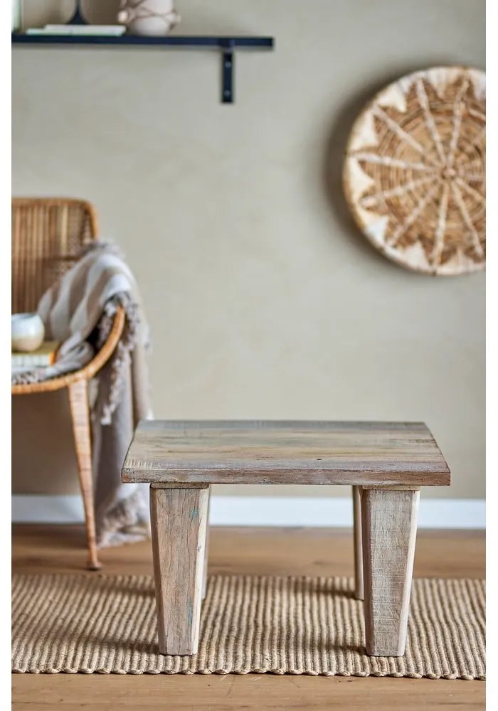 Масичка за кафе в естествен цвят 60x60 cm Riber – Bloomingville