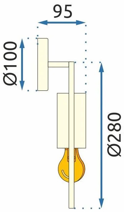 Аплик APP922-1W GOLD