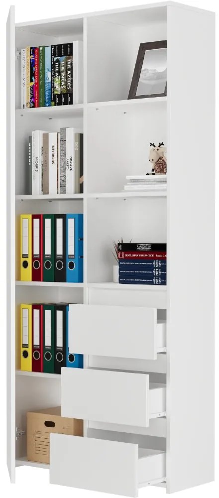 Офис рафт с чекмеджета MODERN B-80-S3 - различни цветови варианти aнтрацит