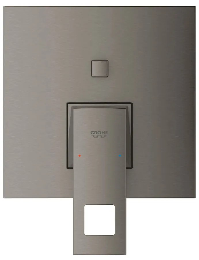 Външни части на кран за баня Grohe Eurocube-Anthracite Mat