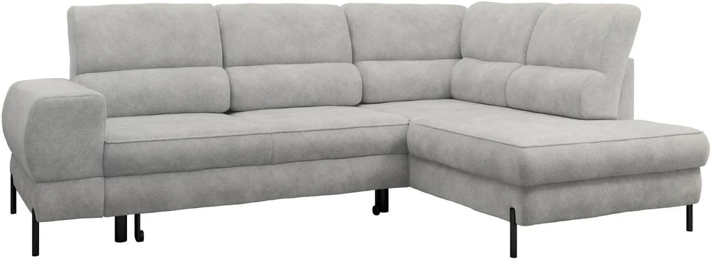 Ъглов диван Clinton-Сив-Десен