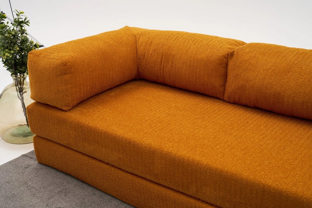 Ъглов диван Comfort, цвят Оранжев