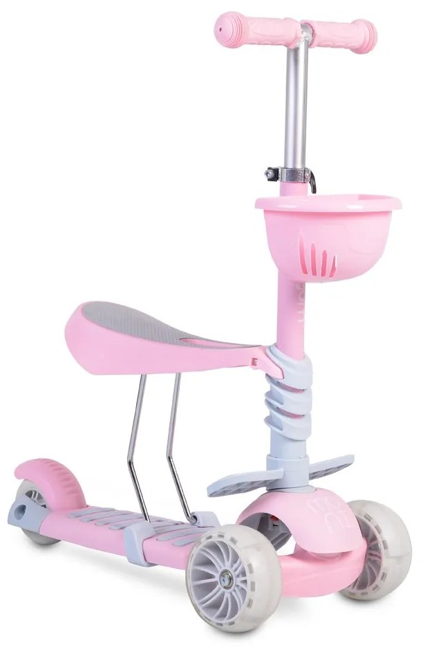 Moni  -  Тротинетка Bubblegum розов