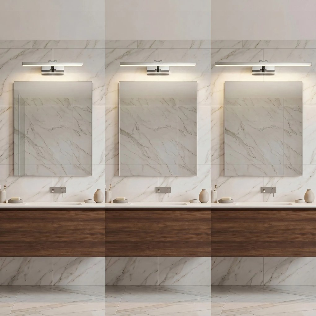 Stenen LED aplik za banya APP1859-1W 80 cm Chrome
