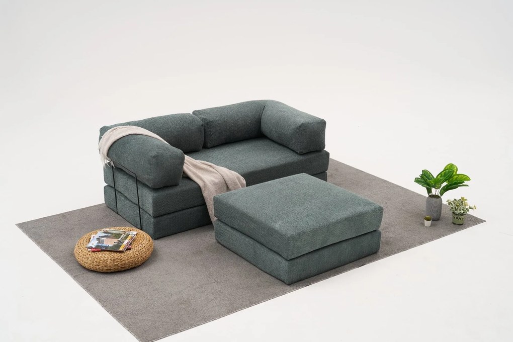 Ъглов диван Comfort Mini, цвят Зелен