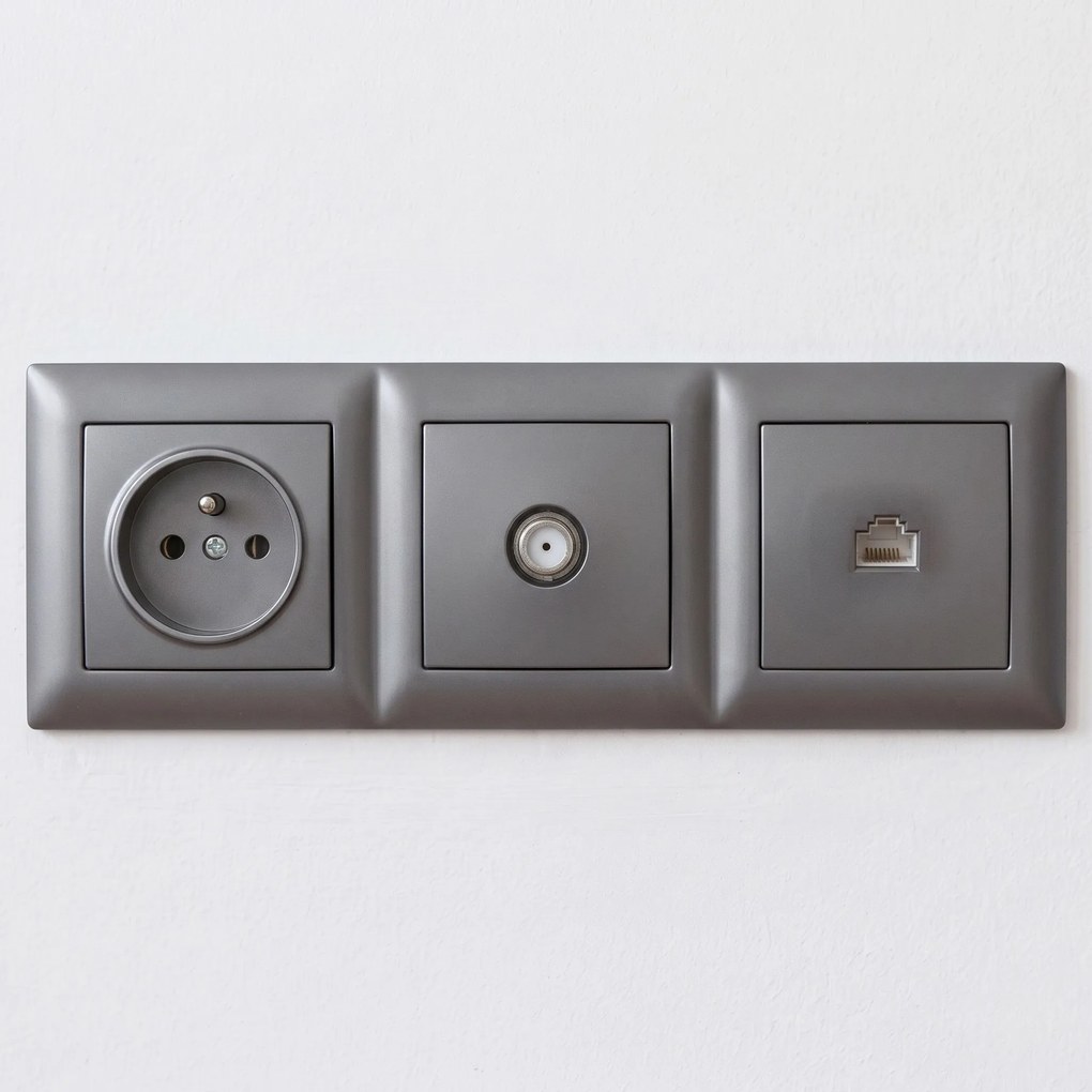 Розетка RJ45 OSTE JNH010-S GREY