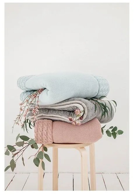 Розово памучно килимче за игра, 70 x 90 cm - Kindsgut