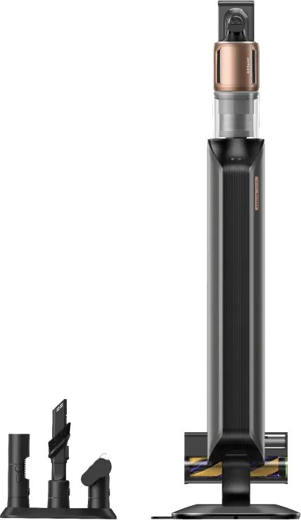 Вертикална прахосмукачка Dreame Z20 Station VZV25A, 715W, 250AW, 140000 об/мин, 3 степени, Станция със самоизпразване 3 л, 90 мин, HEPA H14, LED, Безчетков мотор, Черен