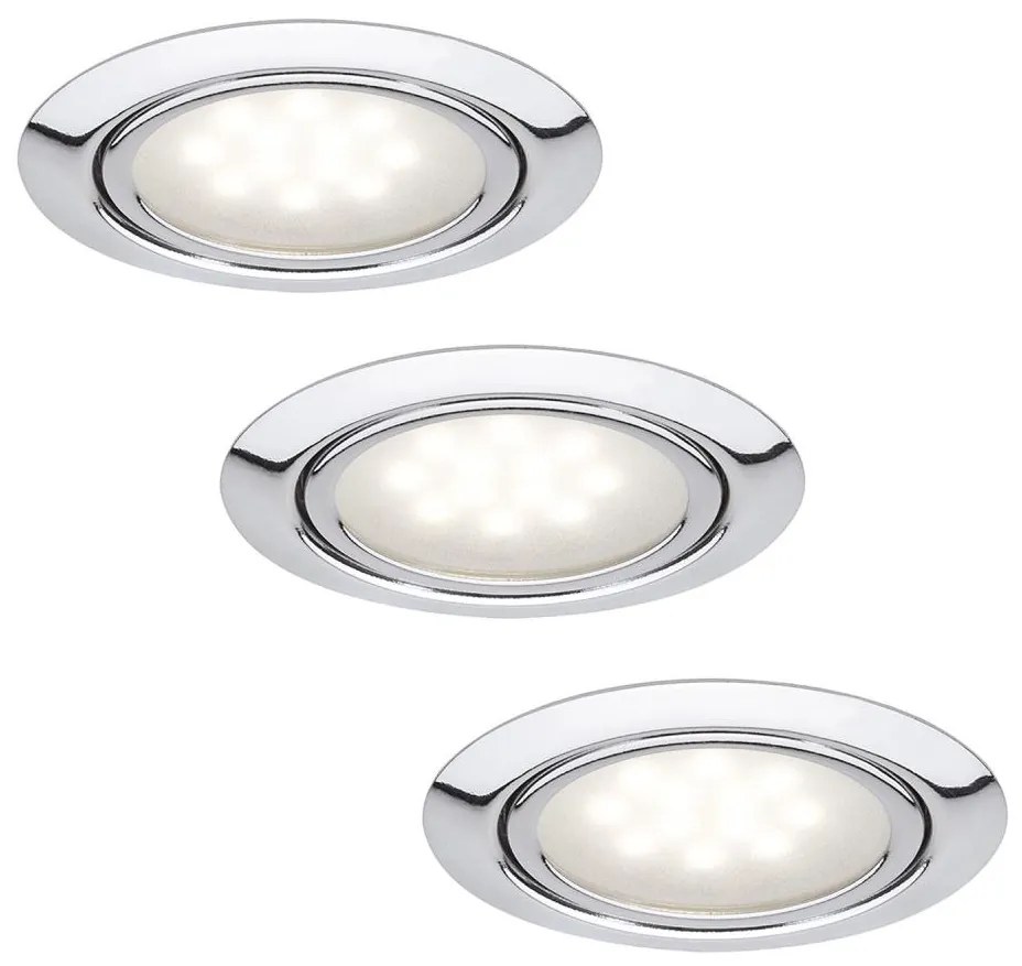 Paulmann 99814 - Комплект 3x LED Таванна лампа MICRO LINE LED/1W/230V/12V