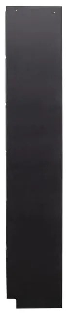 Черен модулен шкаф за книги от борова дървесина 40x210 cm Finca - WOOOD