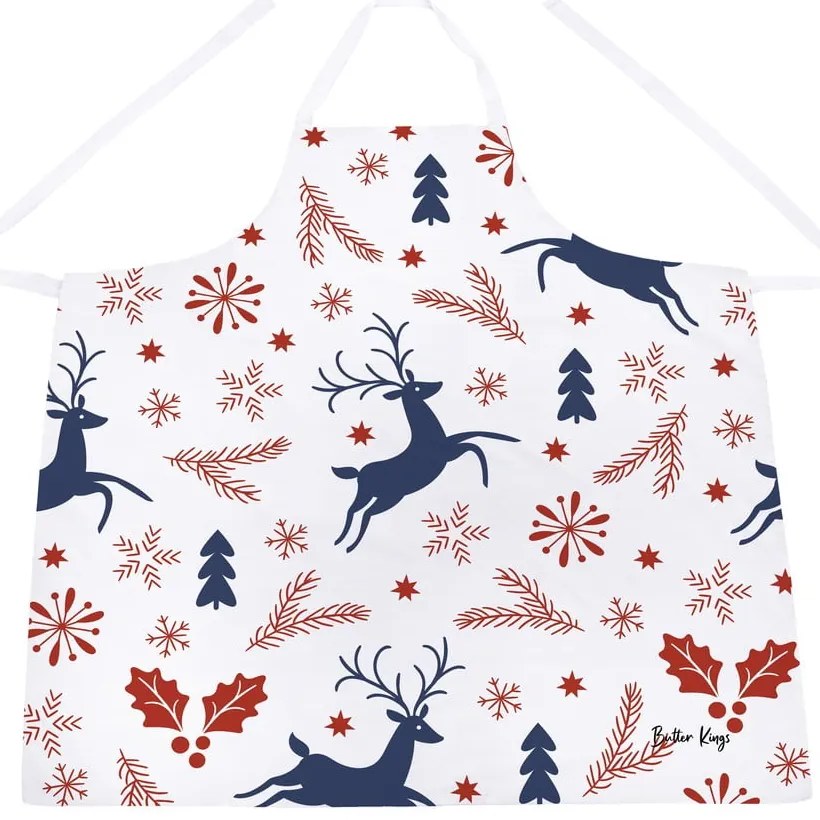 Коледна памучна престилка Christmas Symbols - Butter Kings