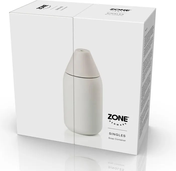 Светлосив силиконов диспенсер за сапун 300 ml Singles – Zone