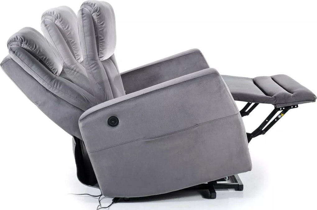 Фотьойл Adonis Velvet-Сив