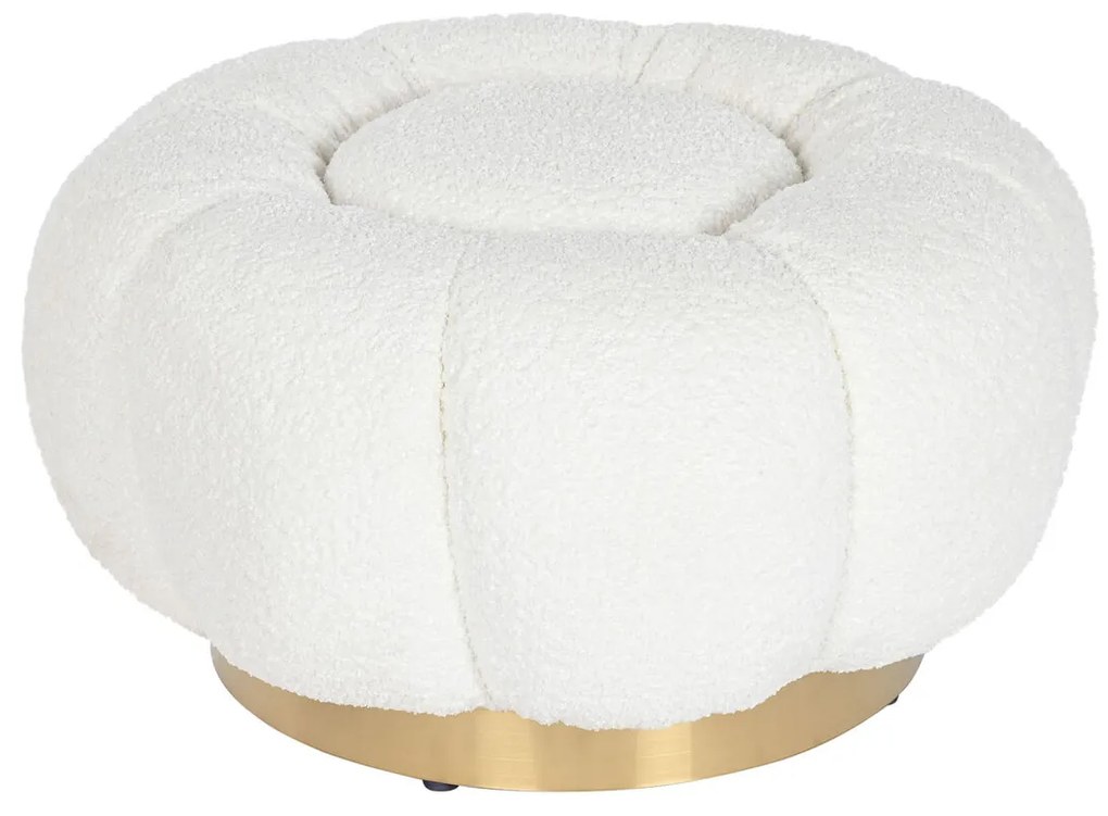Cтепенки Home ESPRIT Бял полиестер Метал 65 x 65 x 35 cm