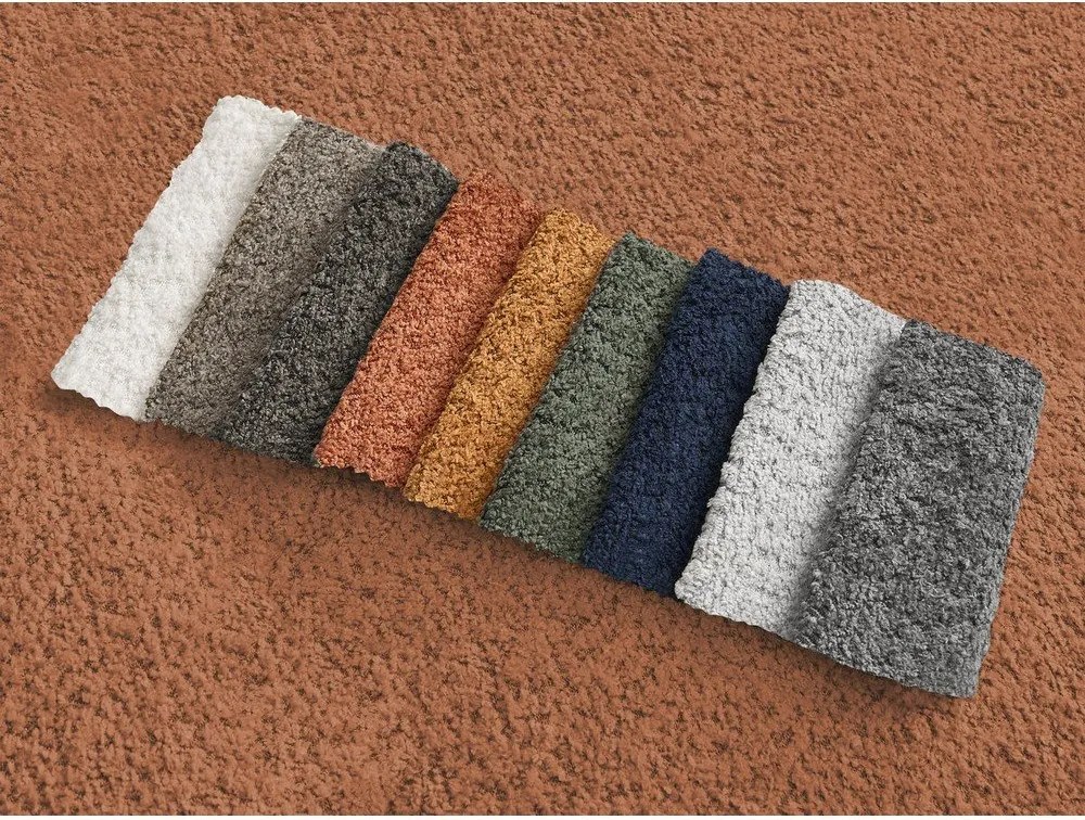 Оранжев диван от прежда с примки от букле 234 cm Azra – Bobochic Paris