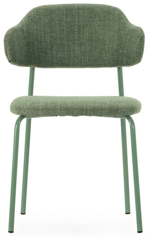 Зелени трапезни столове в комплект от 4 бр. Adriel – Marckeric