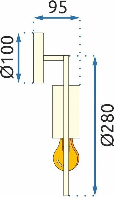 Аплик APP922-1W GOLD