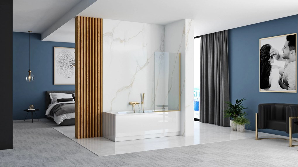 Параван Rea Elegant Gold Brush 80