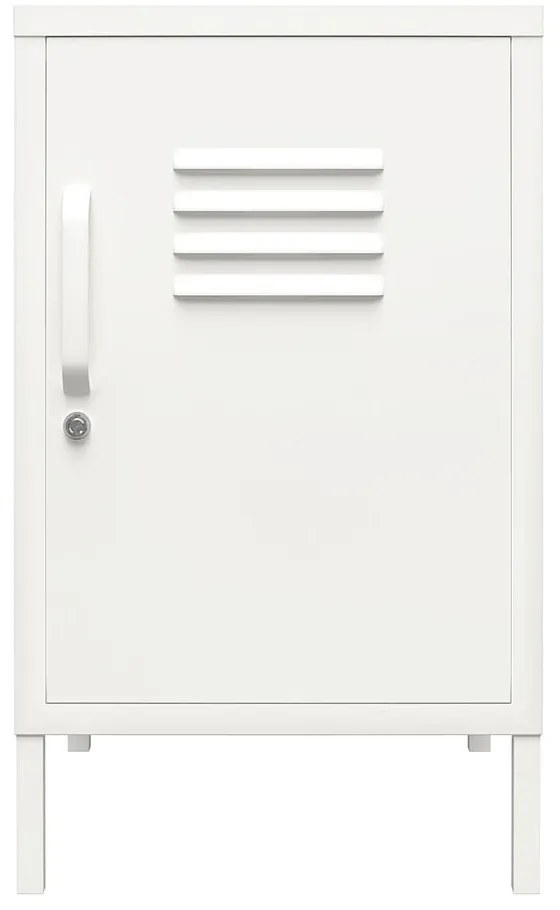 Бяло метално нощно шкафче Mission District – Støraa