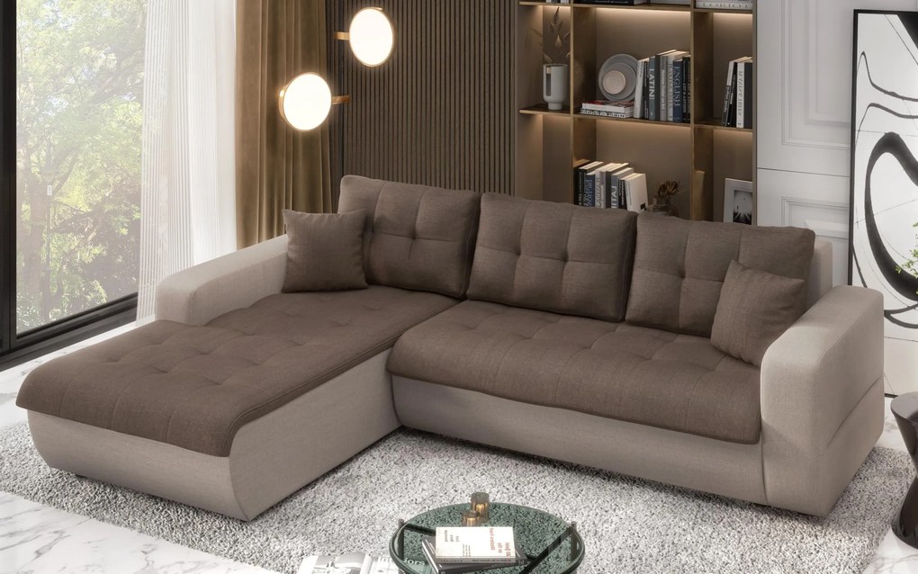 Разтегателен ъглов диван Дарвин