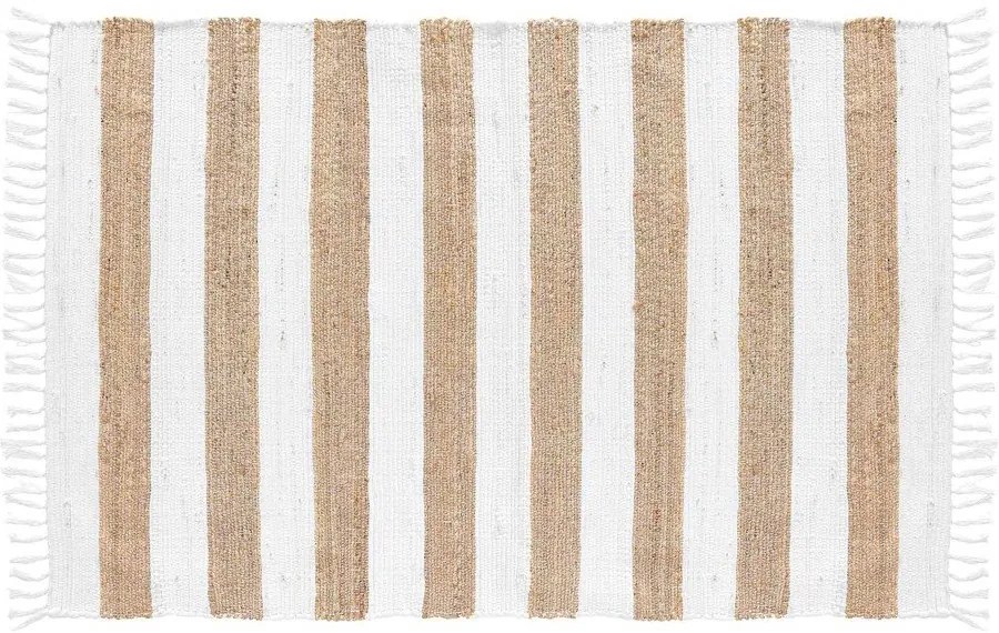 Бяло-естествен килим 50x80 cm Sagane – douceur d'intérieur