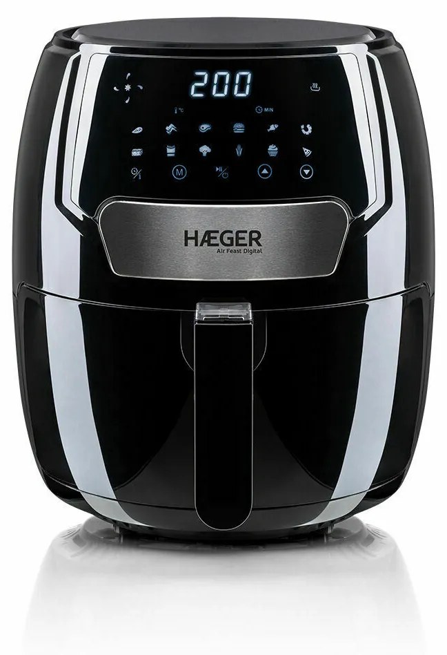 Фритюрник без Мазнина Haeger AF-D37.003A 1500 W 3,7 L Черен